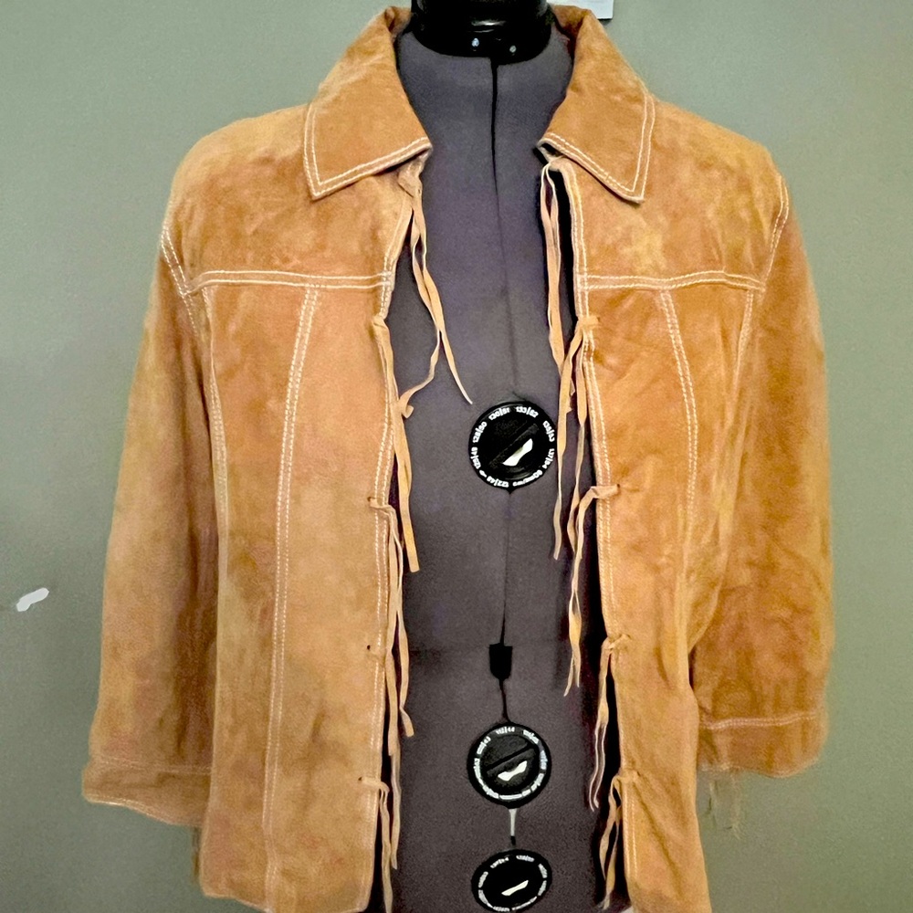 Light weight suede jacket